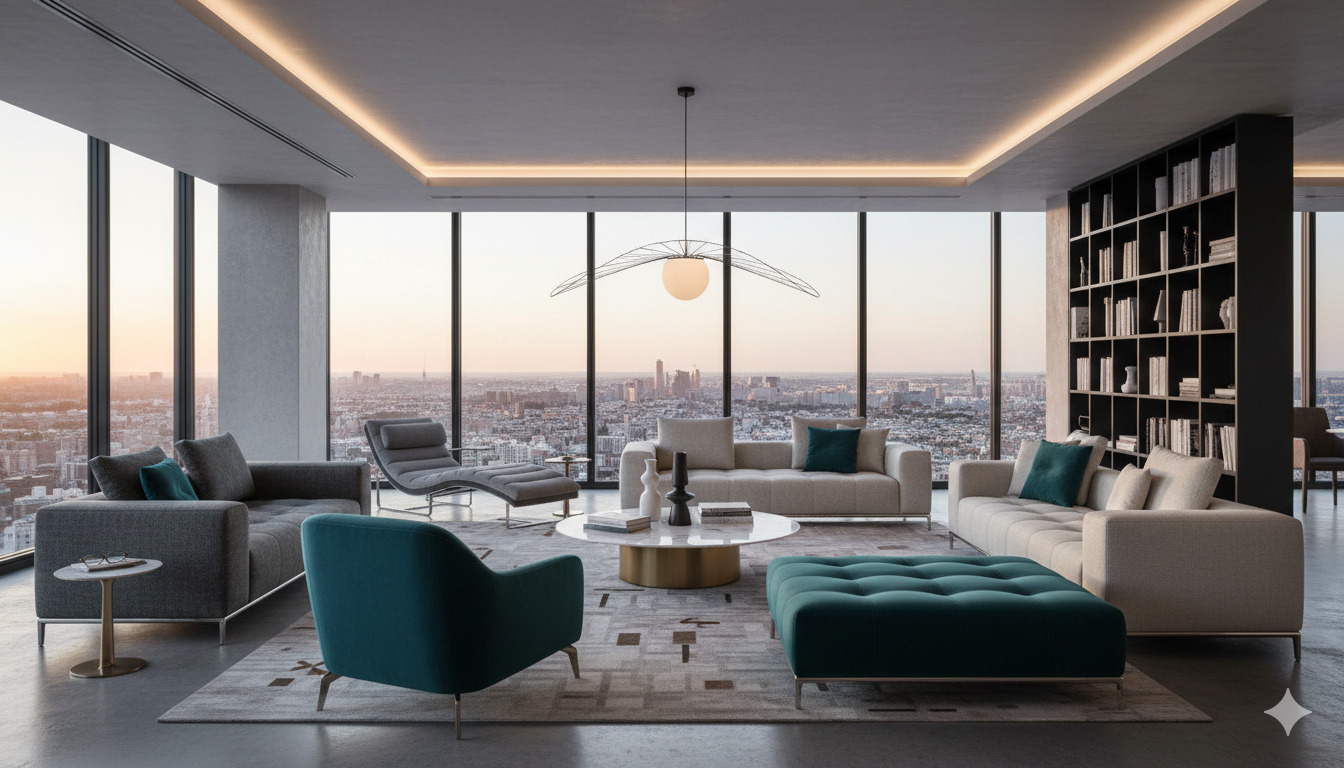 Modern lounge furniture collection